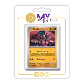 Dinglu 110/167 Holo or Reverse (Random) - Myboost X Écarlate et Violet 6 - Mascarade Crépusculaire Box with 10 French Pokémon Cards