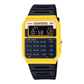 Casio Classic CA-53WPC-1BJR Men's Watch, PAC-MAN Collaboration Model, Yellow, yellow