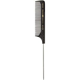 HERCULES SÄGEMANN - 180WWR-500WWR Handle Comb with Needle Handle | Hand-cut Ebonite and Steel Needle | Hair Comb with Handle Grid and Extra Wide Tooth Pitch | Size: 9 Inches