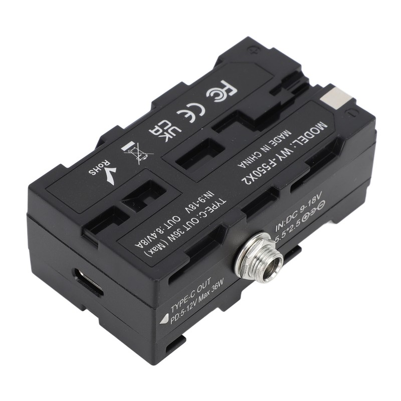 Dummy Battery NP F970 F750 F570 F550 DC Coupler Continuous