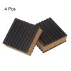 HARFINGTON 4pcs Rubber Anti Vibration Pads 2" x 2" x