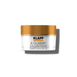 KLAPP Cosmetics - A Classic - Eye Care Cream - with Vitamin A and E for Better Skin Regeneration - for Demanding and Mature Skin - 15 ml