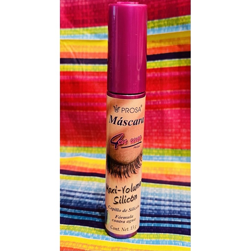 4pc. Set Prosa 4 en 1 Mascara/Volume<wbr/>/Waterproof/Oi<wbr/>l Lengthening & Mask