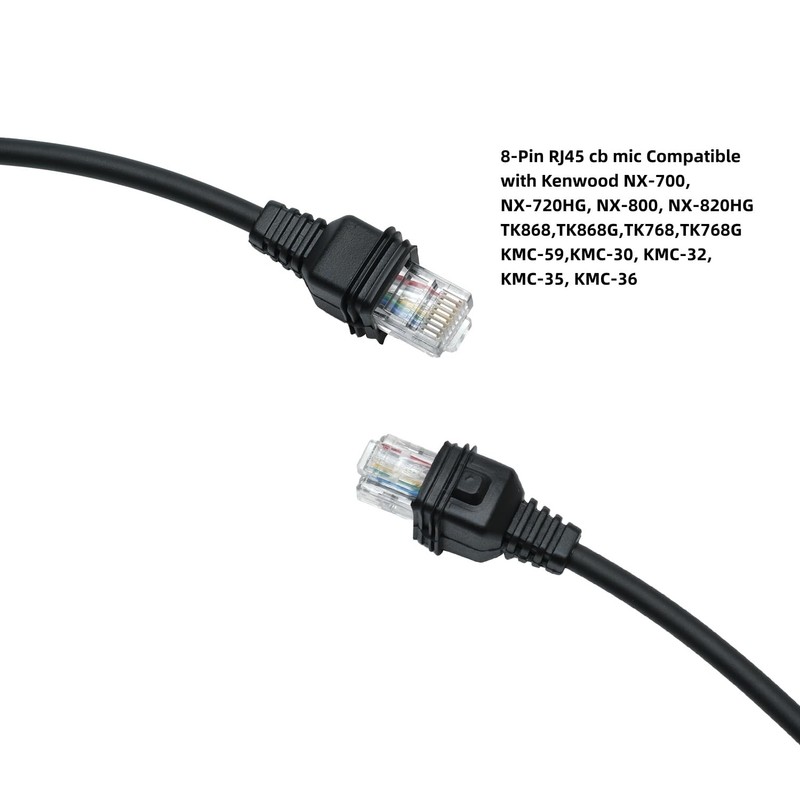 LYWBETOP RJ45 8-Pin Mobile Radio Mic Speaker
