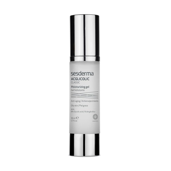 Sesderma Acglicolic Classic Moisturizing Gel, Fuchsia, 1.7 oz.