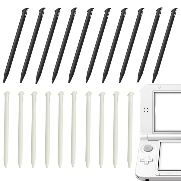 TUKEVA 20pcs Plastic Stylus Touch Stylus Pen Replacement for 3DSXL