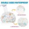 6 PCS Shower Caps for Women, Double Side Waterproof Shower