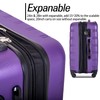 Merax 3 Piece Lightweight Hard Shell Travel Suitcase with 4