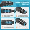 Bike Lock Cable with Combination, Coiled Secure 4-Digit Resettable Combination