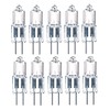 10pcs G4 Halogen Light Bulb 10W T3 JC Type Clear