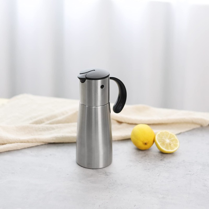 Vucchini - Botella dispensadora de aceite de cocina con tapa