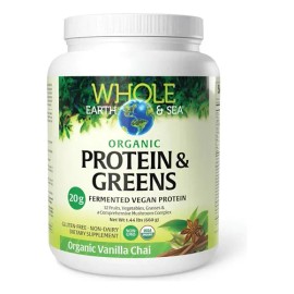 Proteína Orgánica Fermentada Natural Factors Vainilla Chai 660g                                                                                       