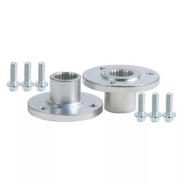 Unbranded Pair 3 Studs Rear Wheel Rim Hubs for 5'' Tire GoKart 4 Wheeler Trike Buggy Razor