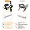 Mortrise Lock, Long Throw Gate Lock for Wooden Gate, Double