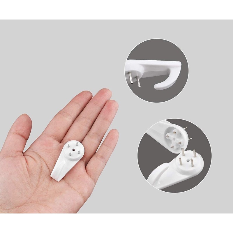 Traceless Nail Plastic Wall Hook for Picture Photo Frame Clock