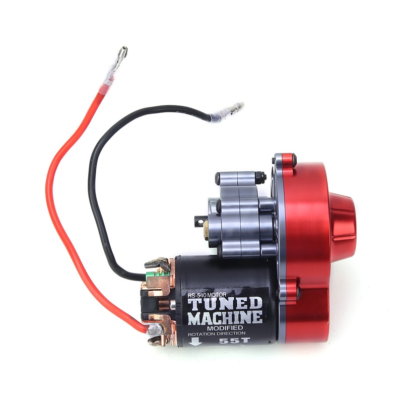 Metal Full Gearbox with 540 Motor 55T Fit for Axial