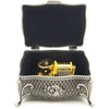 Music Box 18 Valve Embossed Alloy Metal Music Box with