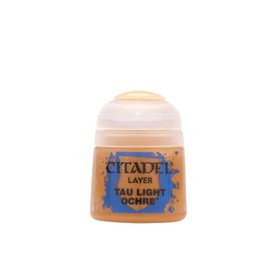 GAMES WORKSHOP Citadel Pot de Peinture - Layer Tau Light Ochre, 12 ml (Pack of 1),Black,9918995104206