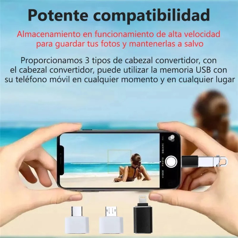 Unidad Flash 3.1 (2000 Gb) De Alta Velocidad Con Memoria