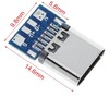 PENGLIN USB 3.1 Type C Male 24-Pin Female Adapter for