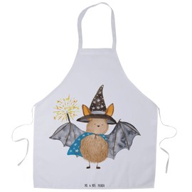Mr. & Mrs. Panda PARENT-NEW Cooking Apron Bat Wizard, White, l