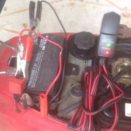 Honda Spree Battery Butler 12 v tender charger storage Automatic ON/OFF FreeShip