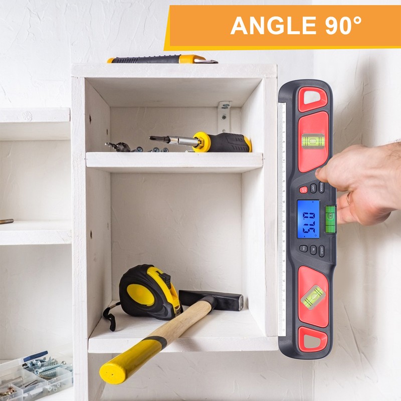 High Accuracy Magnetic Spirit Level Levelling Instrument Mini Digital Protractor