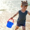 HEMOTON Beach Bucket Sand Bucket Pack of 2 Plastic Buckets