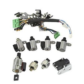 9PCS CVT JF011E RE0F10A F1CJA Transmission Valve Body Solenoids Compatible with Nissa-n Altim-a Rogue Sentr-a