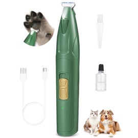 LEYOUFU Dog Paw Trimmer with LED Light, 2 Speed Dog Clippers for Grooming Small Dogs, Rechargeable Low Noise Pet Shaver for Trimming Dogs Cats Hair Around Paws, Eyes, Ears, Face, Rump