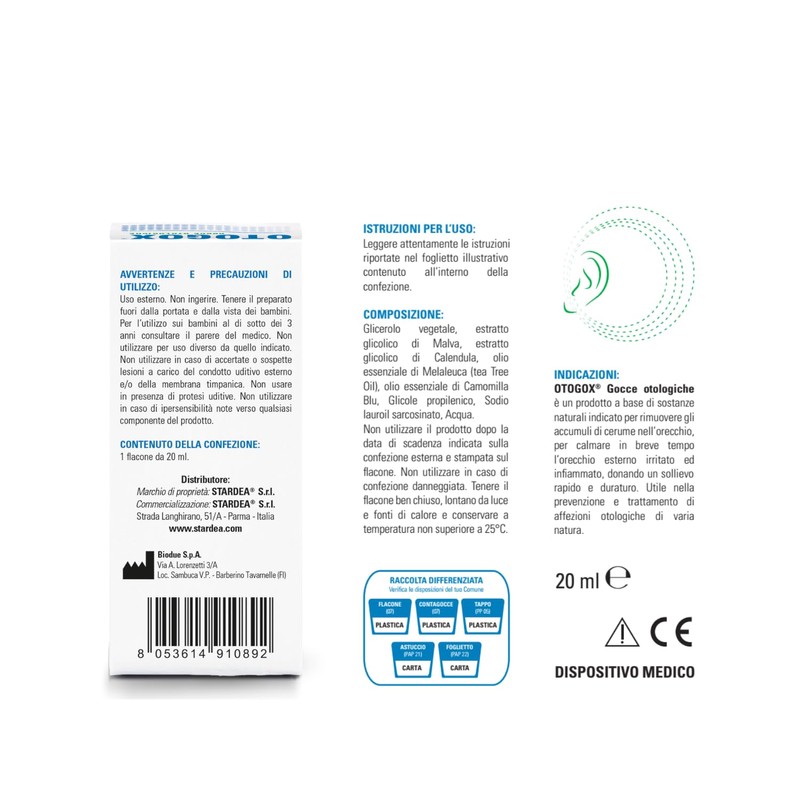 OTOGOX GOCCE OTOLOGICHE | utile nella prevenzione e trattamento dell’otite