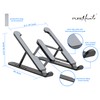 PureMounts Laptop Stand, Height Adjustable, Foldable & Ergonomic Notebook Holder