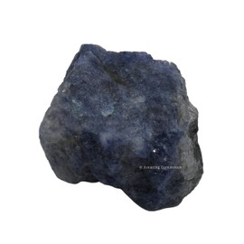 2 Pieces Iolite Raw Crystals and Healing Stones, Natural Rocks for Tumbling and DIY Raw Stones and Crystals