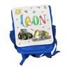 Rucksack Kindergarten personalisiert, Trecker Bagger, Rosirosinchen, personalisierter Kinderrucksack Traktor Bagger