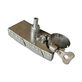 TIG Welding Trailing Shield, DIY TIG Welder Trail Cup with 7mm Hose Barb Fitting, Support for Tube Diameter from 219mm, Adjustable Clamp Support Variable Welding Cup Size (tube inner side welding)