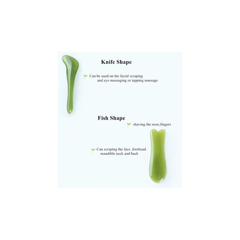 Set De 7 Piezas Gua Sha Para Masajear Relajar Facial