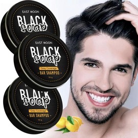 EAST MOON Black Hair Soaps, 3 Counts/set Nourishing and Moisturizing Hair Brightening Hair Repair Deep Cleaning Shampoo Conditioner Cleanser, Hygiene Body Product - PCS: 3PCS