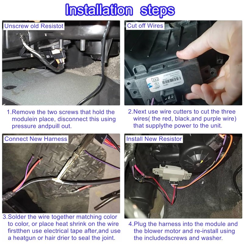 Blower Motor Resistor Heater Fan Control Module fit for Hummer