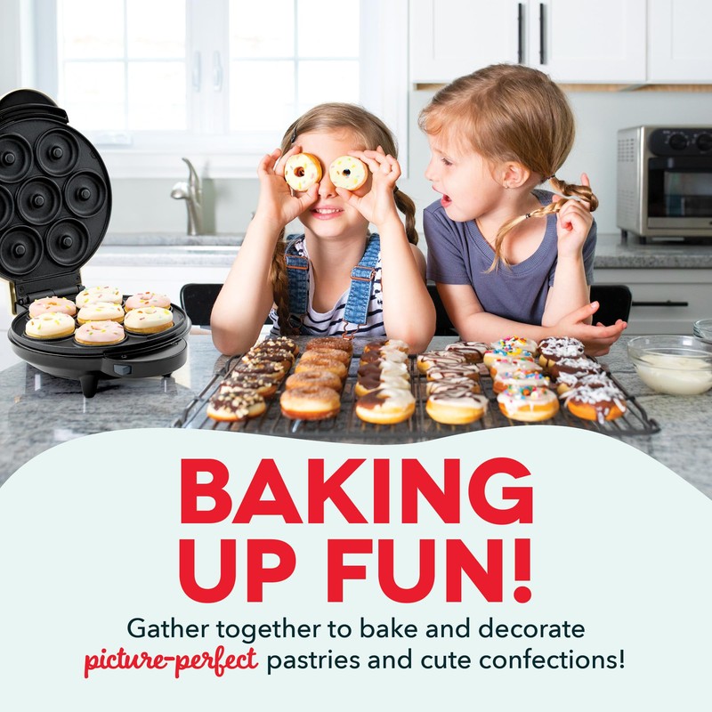 DASH MultiMaker Treat Maker System, Mini Donuts, Heart Shaped Waffle,