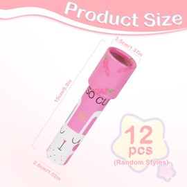 NVIYAM Kaleidoscope Children's Kaleidoscope Craft Set Classic Kaleidoscopes Vintage Retro Kaleidoscopes Learning Toy Kaleidoscope Children's Party Bag for Children's Birthday Parties (Random Colour)