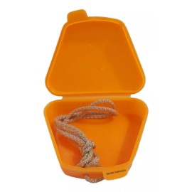 Dental Porta Guarda Estuche Para Aparato Ortodoncia ( 1 Caja ) Color Naranja2