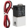 Quick Response Solenoid Valve Water Air Oil 2-Position 2-Way Aluminum