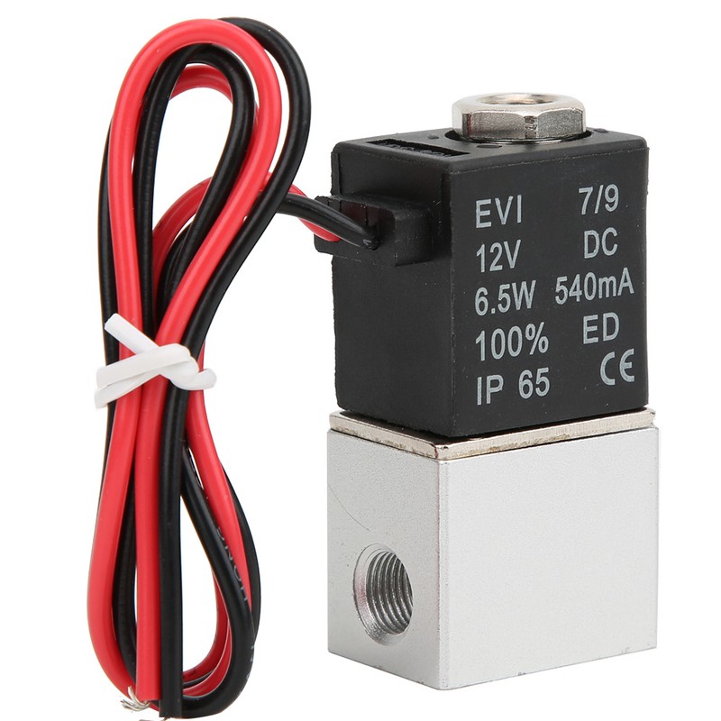 Quick Response Solenoid Valve Water Air Oil 2-Position 2-Way Aluminum