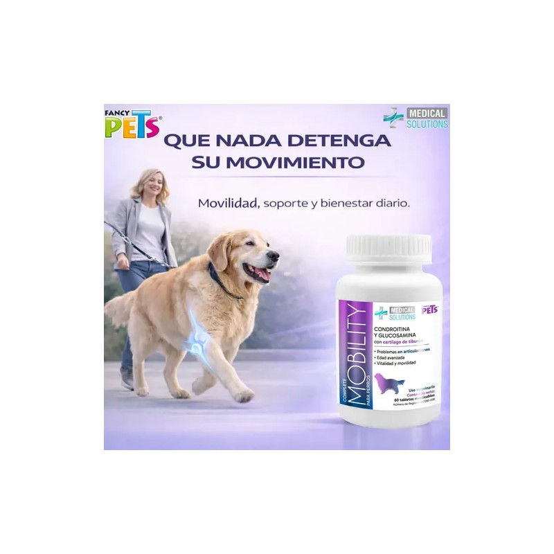 Complete Mobility Perros C/condroitina Y Glucosamina 60 Tab