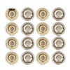 500set Metal Studs Rivets 8mm DIY Iron Double Flat Uniform