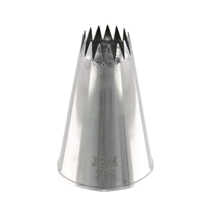 Jem Enterprises Medium Fine Star Savoy Piping Nozzle Decorating Tip