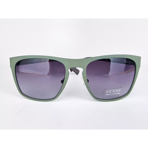 Guess Men's Sunglasses GU6815-GRN-35 Green Square Metal Frames NEW Authentic