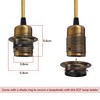 Single Way Spider Pendant Lighting Ceiling Chandelier, E27 Vintage Ceiling