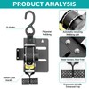 OUSUWO 2PCS Ultimate Retractable Ratchet Straps Compatible with 2019-2025 Chevy