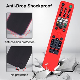Remote Cover Compatible with Sony Smart TV Remote, Shockproof Case for RMF-TX500E RMF-TX611U RMF-TX500P Remote Controller Lightweight Anti-Slip Skin-Friendly Silicone Skin Sleeve